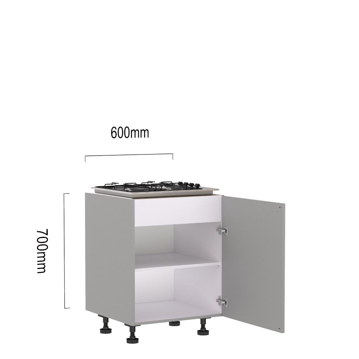 Etna gaskookplaat met kast 60 x 70 cm main product photo