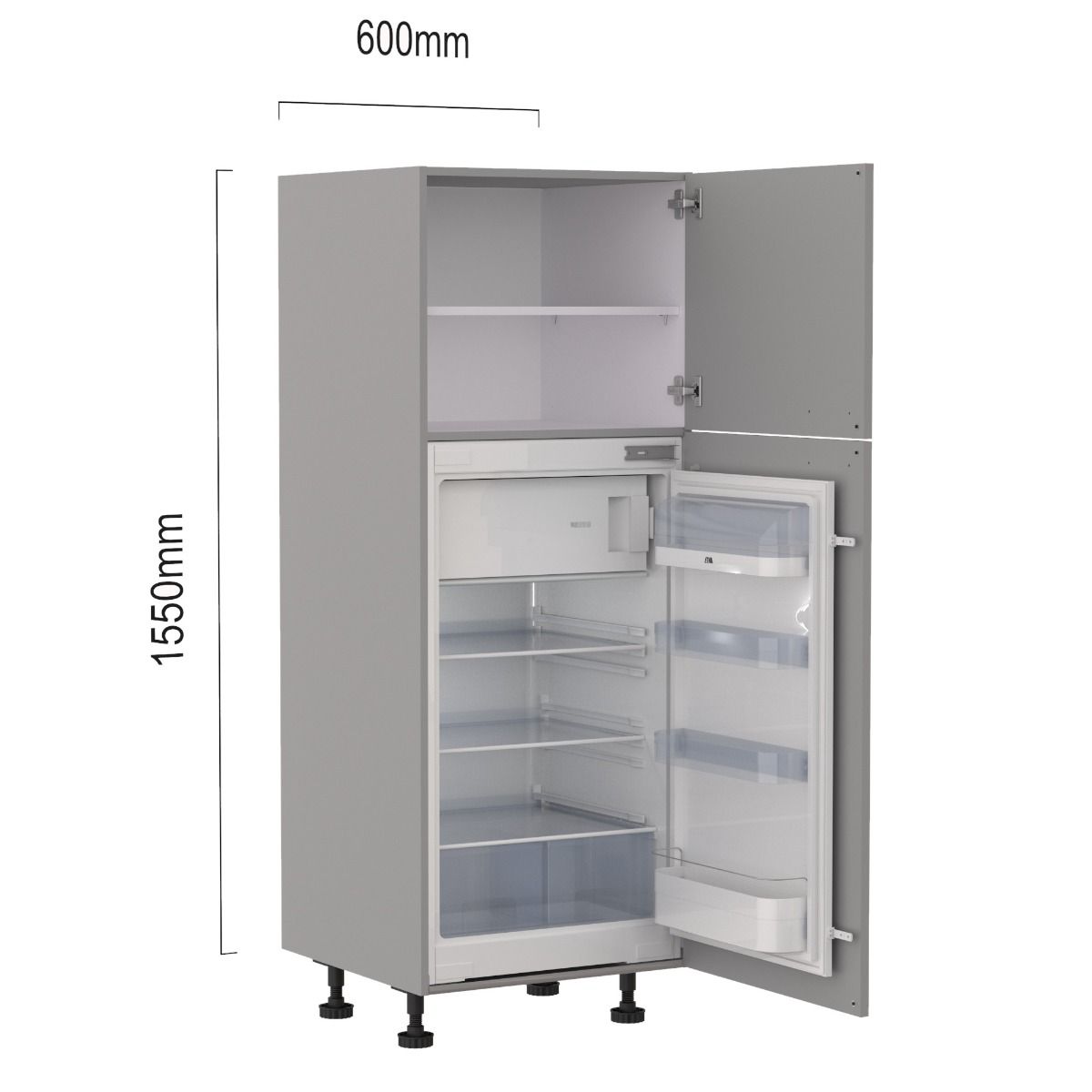 Siemens koelkast met vriesvak 102cm met kast 155cm main product photo