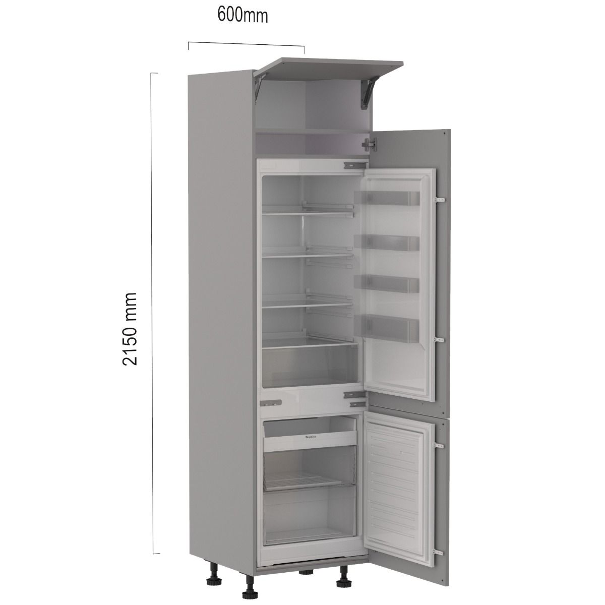 Ombouwkast 215cm voor koelvries 178cm main product photo