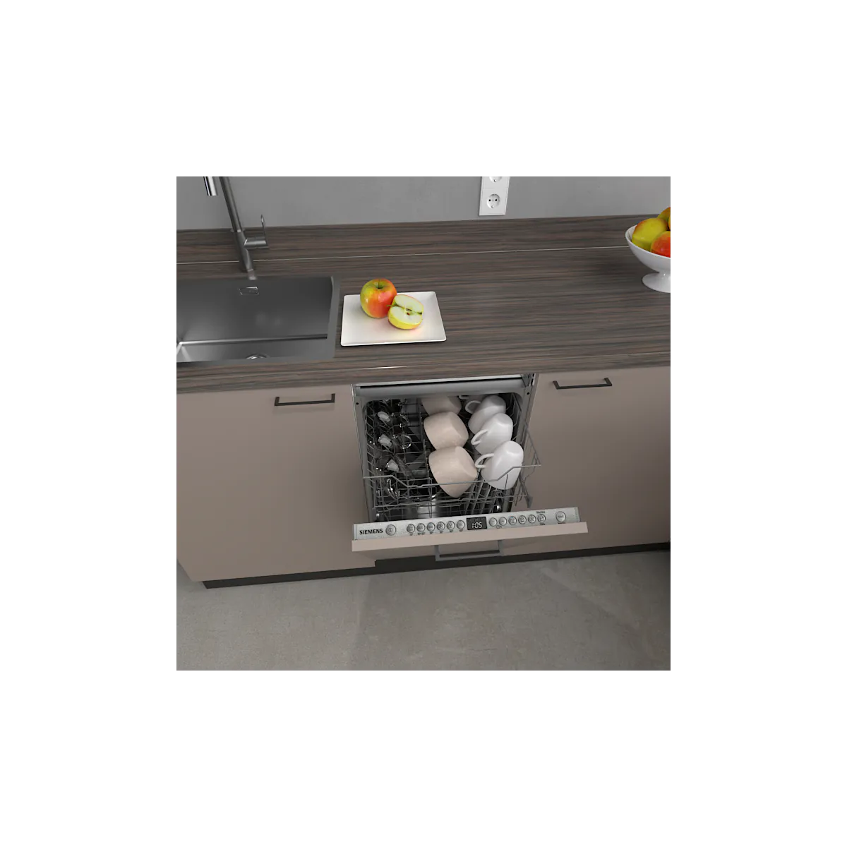 Fitelli VW60-01INB- Inbouw Vaatwasser - 13 couverts - 5 programma's