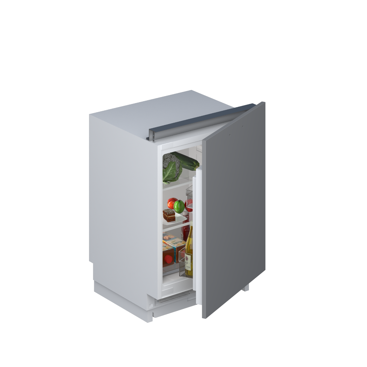 Onderbouw koelkast front 60 x 70 cm main product photo