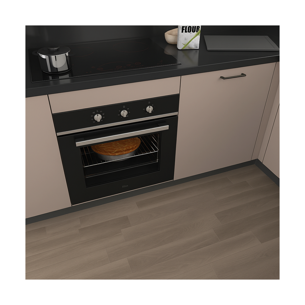 Voordeelset Etna 2-fasen inductie kookplaat en oven met kast 60 cm main product photo