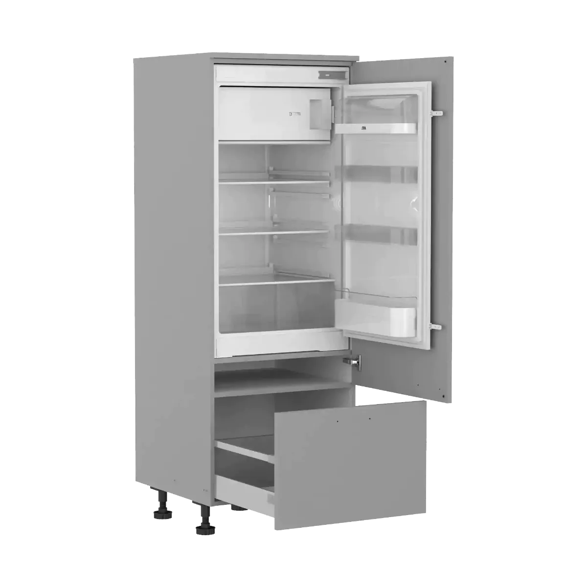 Electrolux koelkast 102 cm met kast 156 cm Electrolux koelkast 102 cm met kast 156 cm