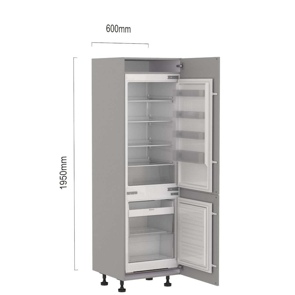 Ombouwkast 60 x 195 cm voor koelvries 178 cm main product photo