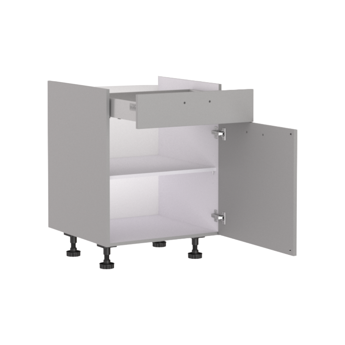 Kookplaatkast 60 x 70cm met deur en lade main product photo