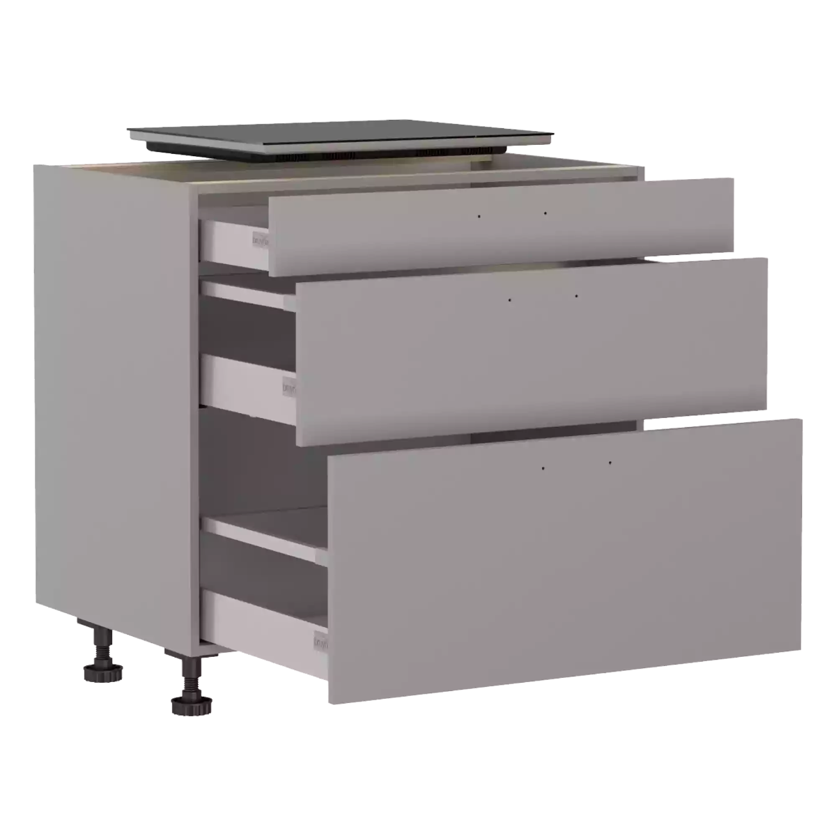 Siemens inductie kookplaat 1-fase met ladekast 90 cm main product photo