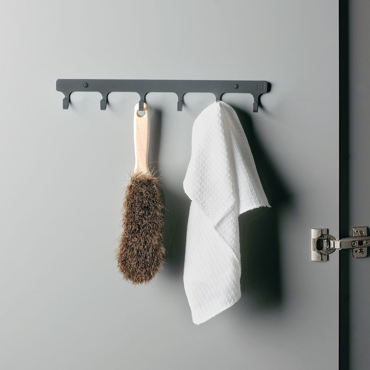 Handige wandrail met 6 haken main product photo