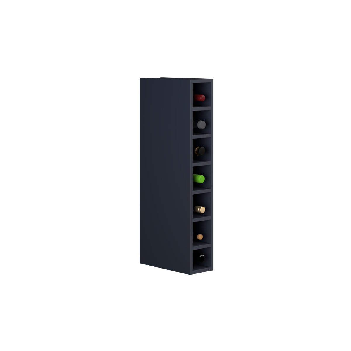 Open flessenkast met 7 vakken main product photo