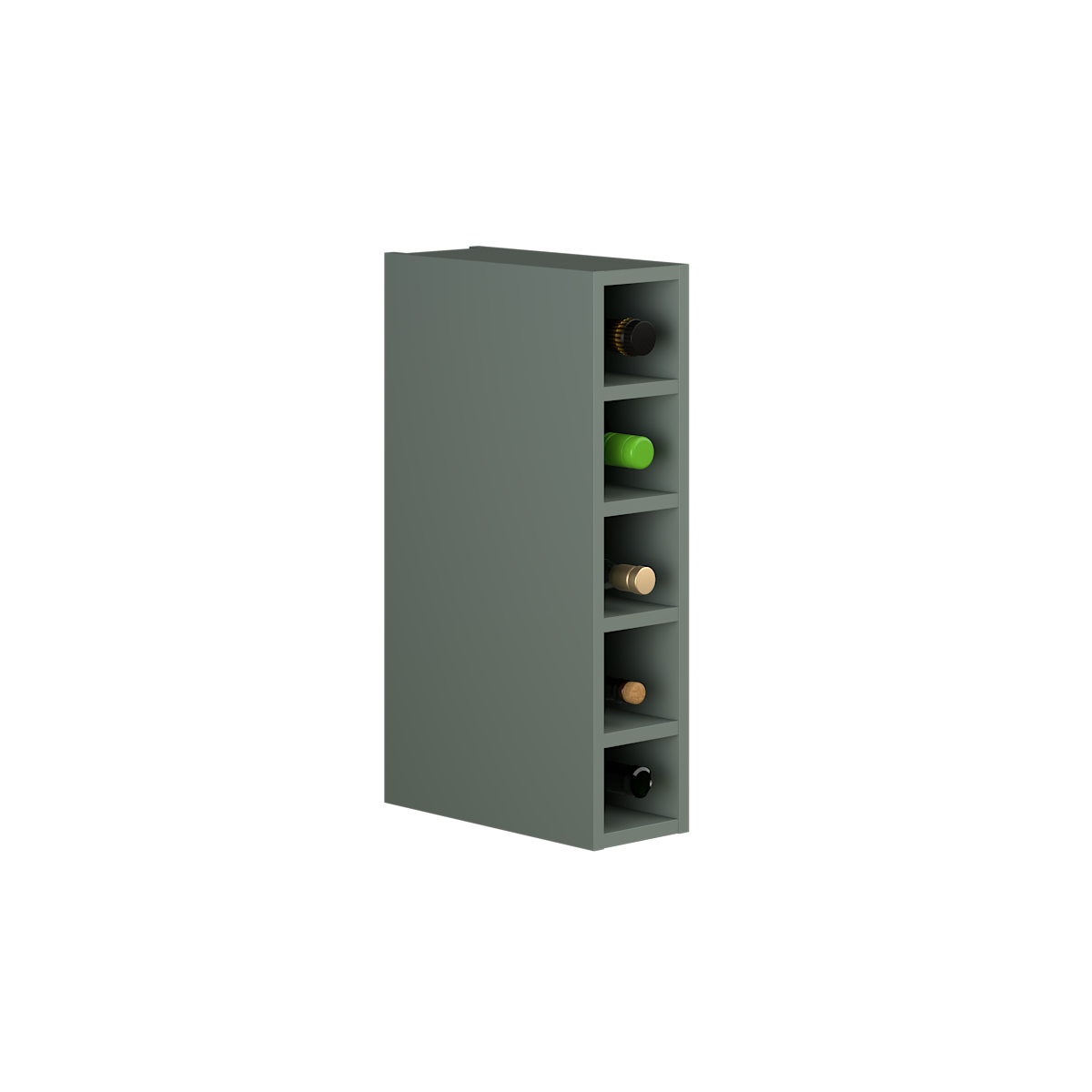 Open flessenkast met 5 vakken main product photo