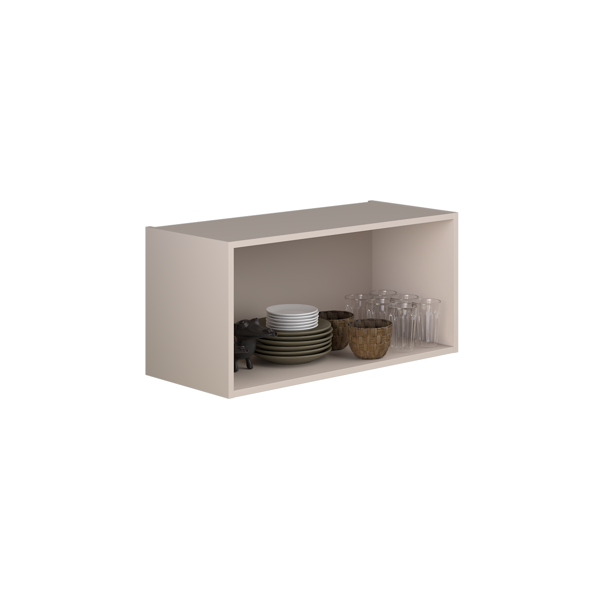 Open bovenkast 80 x 39 cm rompdikte 16 mm main product photo
