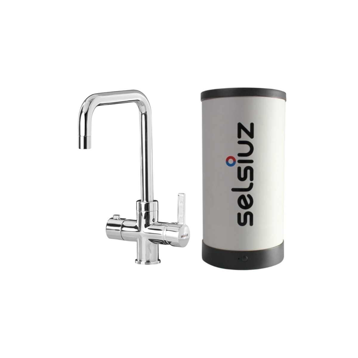 Selsiuz kokendwaterkraan haaks chroom met boiler - €635,- main product photo