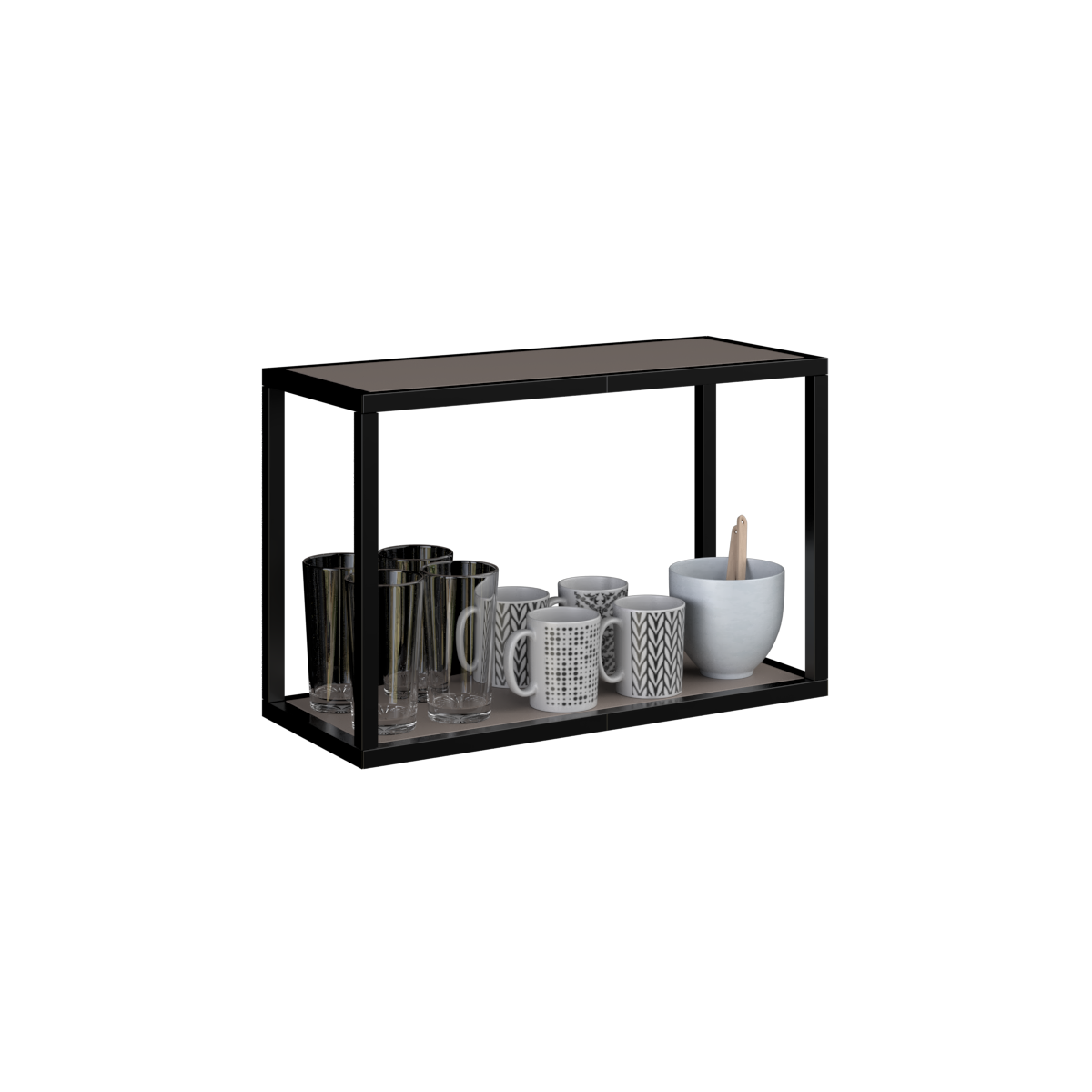 Regaal 25 cm diep x 39 cm hoog - leem main product photo