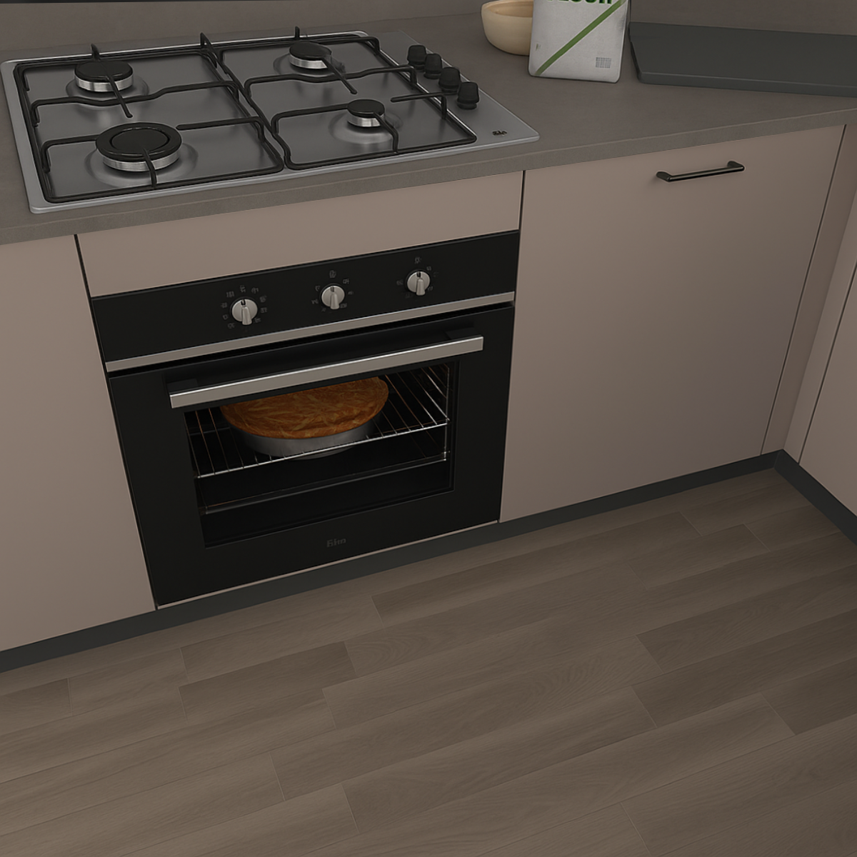 Voordeelset Etna gaskookplaat en oven met kast 60 cm main product photo