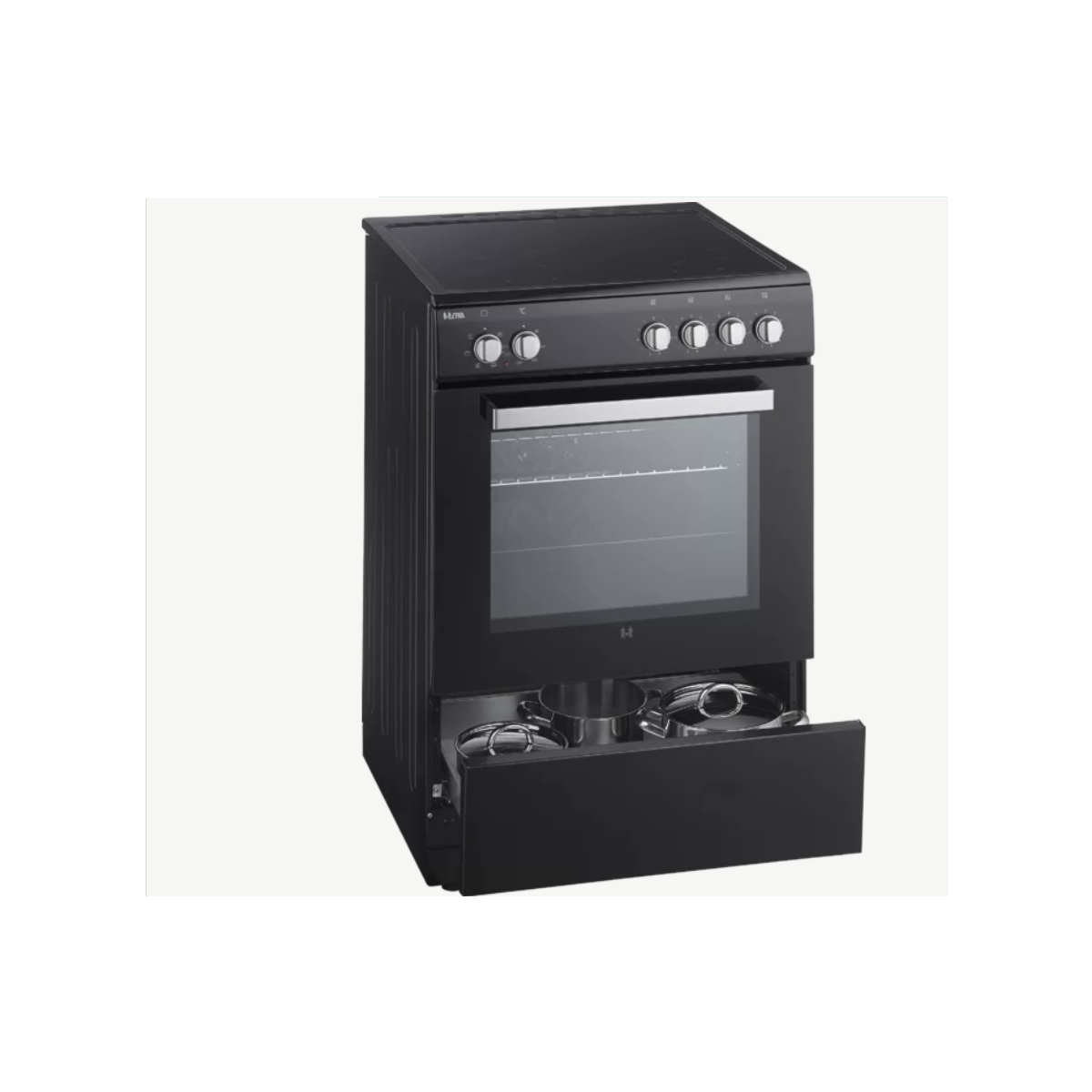 Etna Inductie/elektro fornuis ZWART (60 cm) main product photo