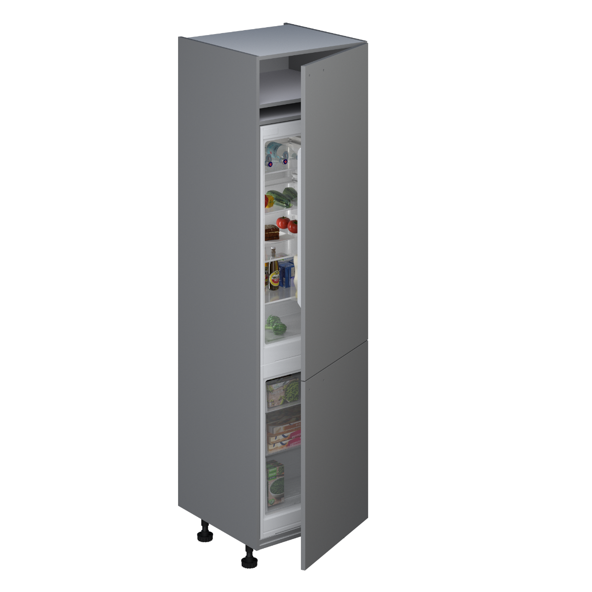 Voordeelset Siemens koelvries combinatie met hoge kast 208cm main product photo