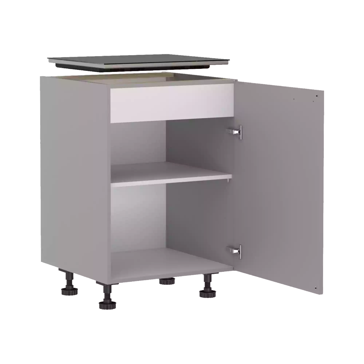 Etna 2-fasen inductie kookplaat met kast 60 cm main product photo