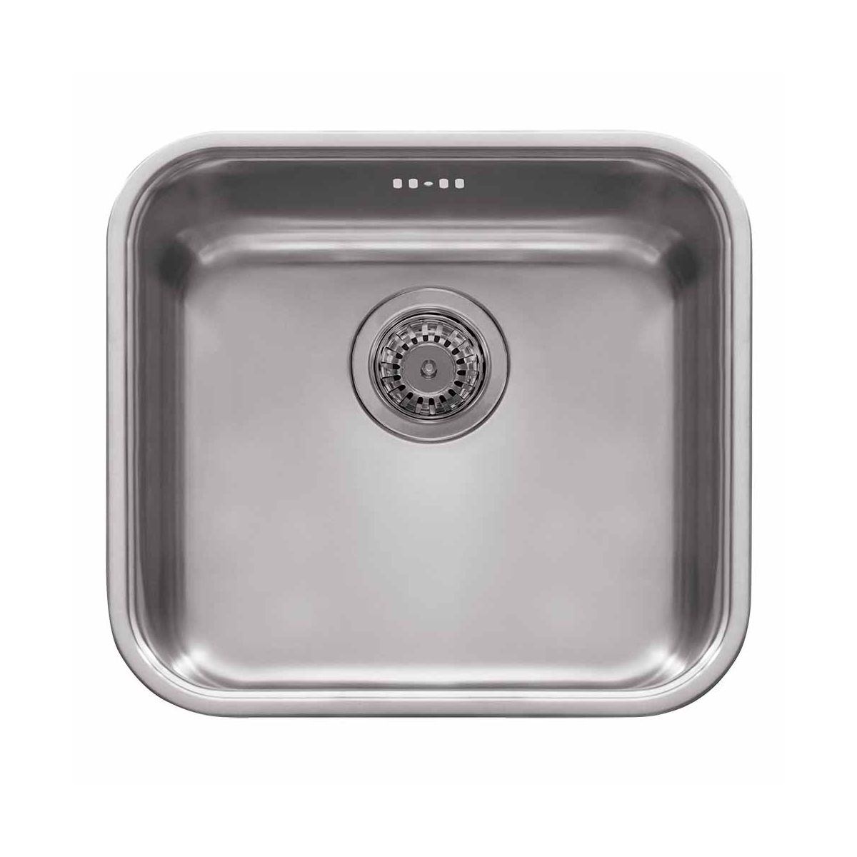 Spoelbak opbouw rvs vierkant met korfplug main product photo