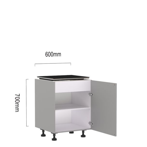 Kookplaatkast 60 cm met Atag inductie kookplaat