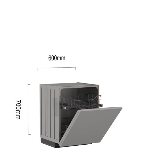 Etna Vaatwasser met front 60 x 70cm