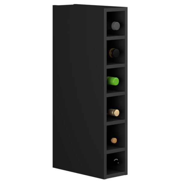 Open bovenkast 15 x 78 cm met 6 vakken