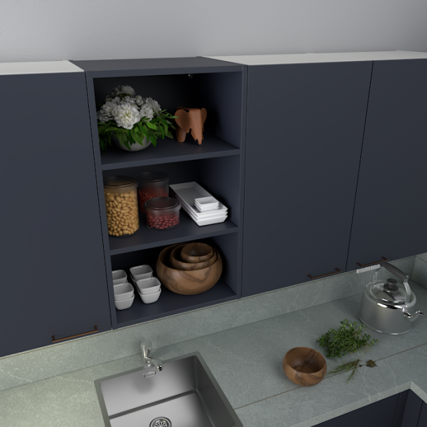 Open bovenkast 45 x 78 cm rompdikte 16 mm