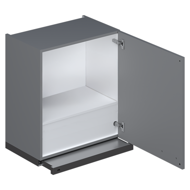 Etna vlakscherm afzuigkap met bovenkast 60 x 65 cm