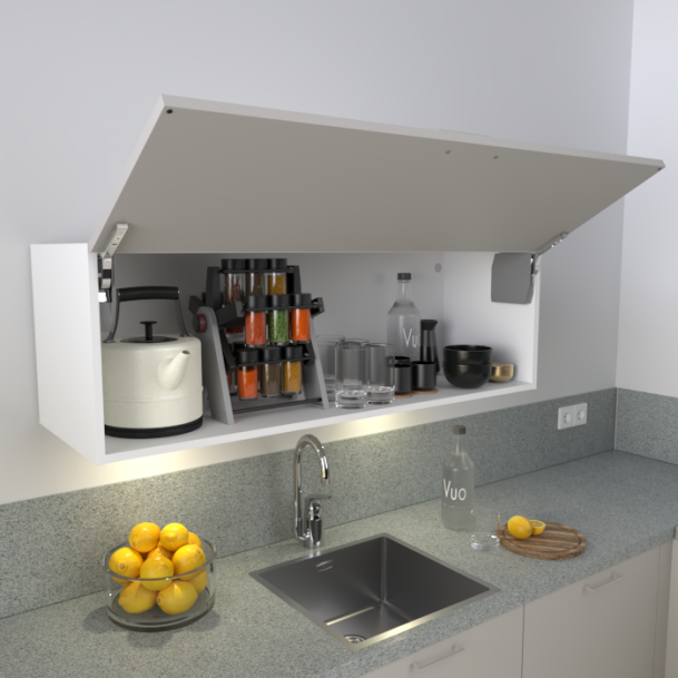 Klepkast 120 x 39 cm