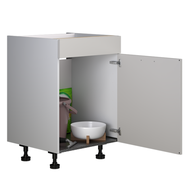 Gootsteenkast met blende 60 cm