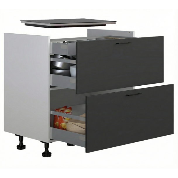 Voordeelset Etna KI1160ZT inductie kookplaat met kast 90 cm met binnenlade