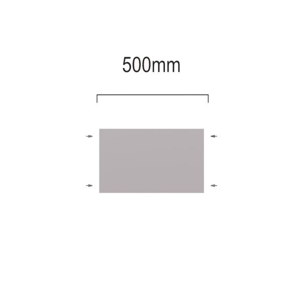 Legplank bovenkast 50 cm, kleur naar wens Legplank bovenkast 50 cm, kleur naar wens