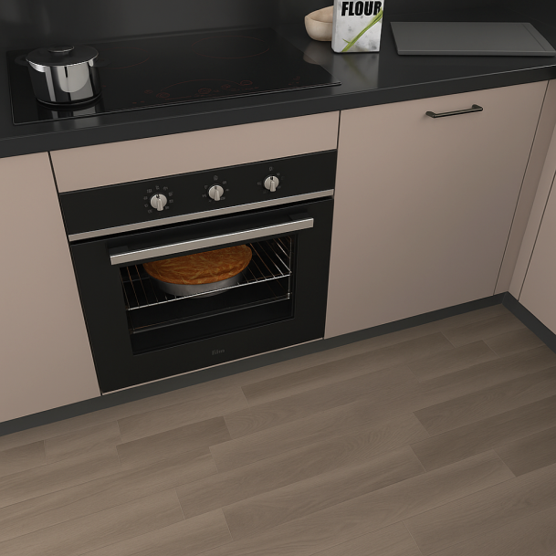 Voordeelset Etna 2-fasen inductie kookplaat en oven met kast 60 cm