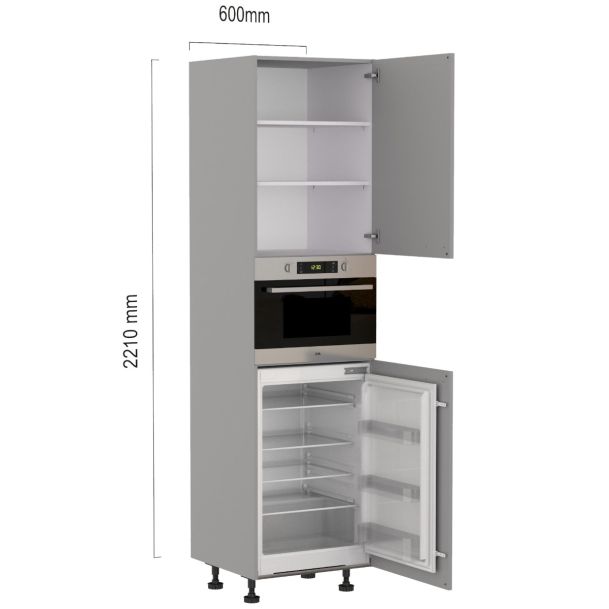 Ombouwkast 60 x 221 cm voor koelkast 88 cm en combi 45 cm Ombouwkast 60 x 221 cm voor koelkast 88 cm en combi 45 cm