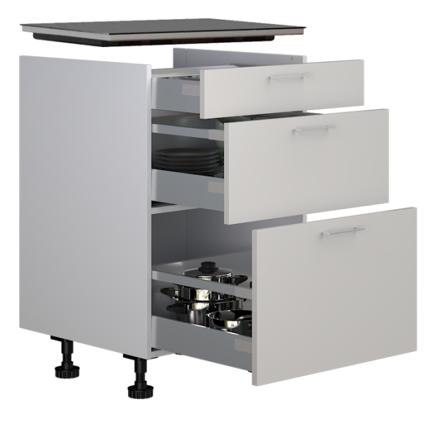 Atag inductie kookplaat met ladekast 60 cm