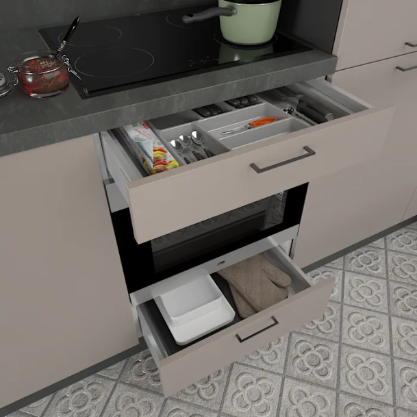 Voordeelset Siemens inductie 1-fase & combi met kast 60 x 78 cm