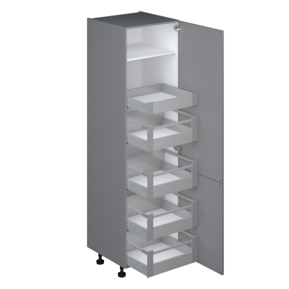 Voorraadkast 5 interne laden 60 x 208 cm