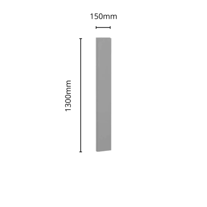 Frontvulpaneel 130 cm