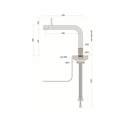 Quooker COMBI+ Front zwart