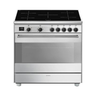 Smeg BG91IX2 met GRATIS Smeg pannenset &#039;50 style