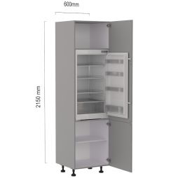 Etna koelkast 102cm met hoge kast 215cm
