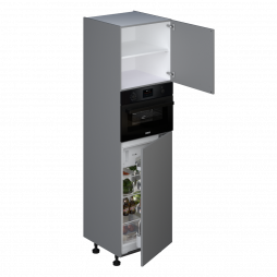 Voordeelset Electrolux koelkast met vriesvak 102 cm en combi met kast 208 cm