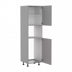 Ombouwkast 208cm voor koelkast 88cm sleepdeur en combi