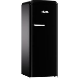 Etna Retro koelkast met vriesvak, zwart, 154 cm